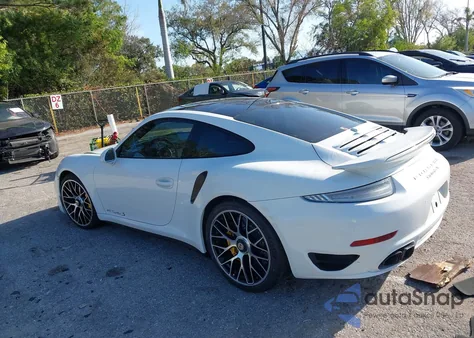 2014 Porsche 911 Turbo S z USA, uszkodzony, nr VIN WP0AD2A92ES166291